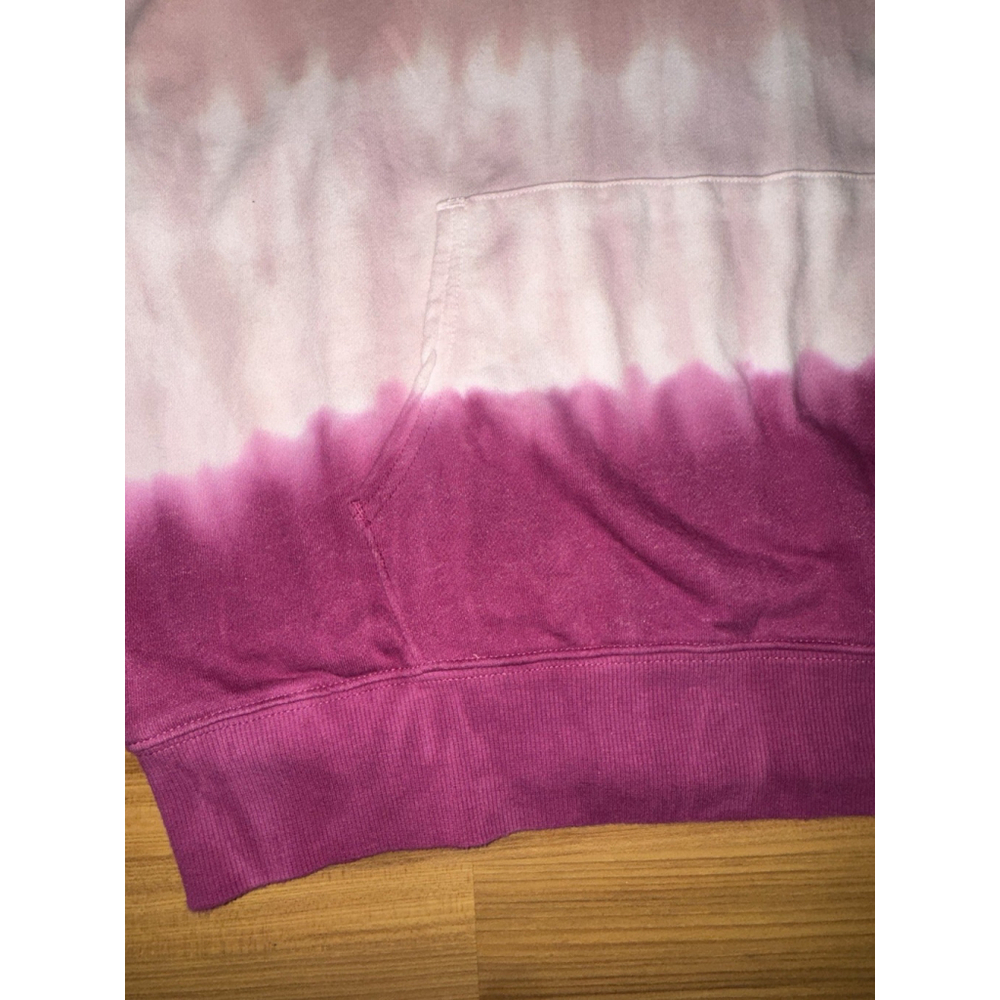 Wildfox Tie Dye Hoodie XL Pink French Terry Relaxed Oversized Lounge - Picture 8 of 11
